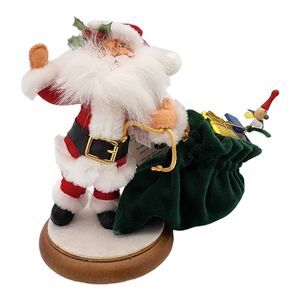 2002 Annalee 5" Santa Claus with Toy Bag Christmas Doll Figurine #451002 NWT